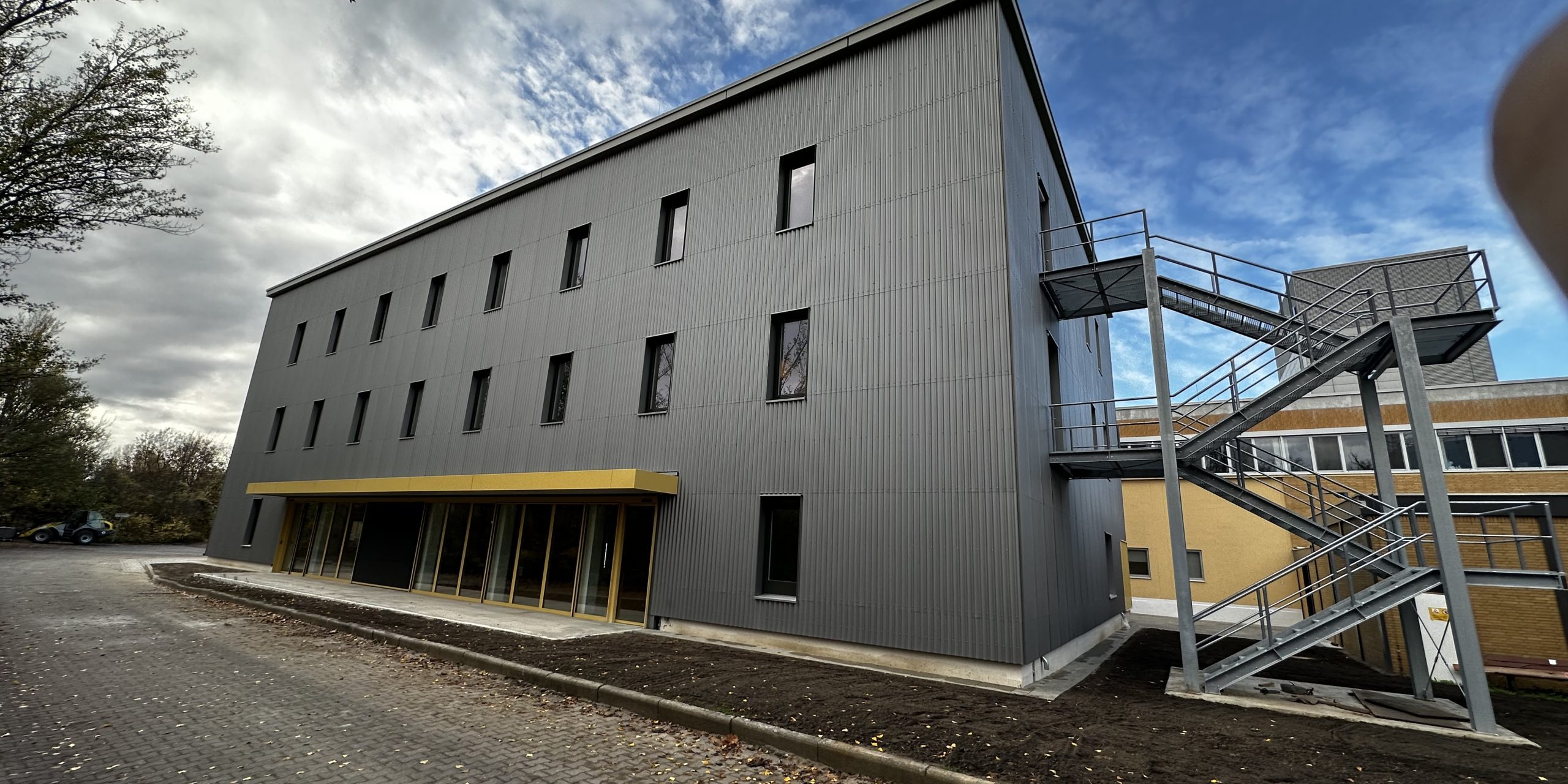 Gebäude vor Übergabe an Bahlsen